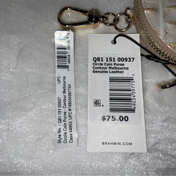 Brahmin Circle Coin Purse, Contour Melbourne, NWT - Picture 4 of 10